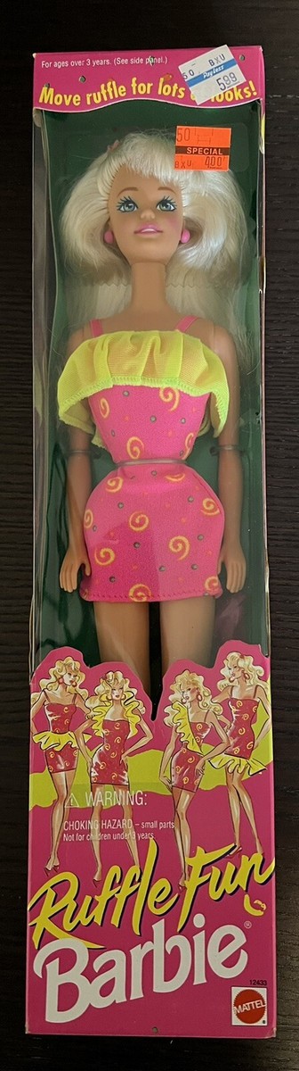 Barbie Ruffle Fun Doll Mattel 1994 #12433 NEW | eBay