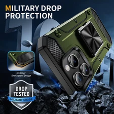 For iPhone 16 Pro Max 15 Plus 14 13 12 11 Heavy Duty Shockproof Phone Case