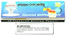 Pina Colada Flavored 1 1/4 Rolling Papers by Hornet 50Lvs USA Shipped