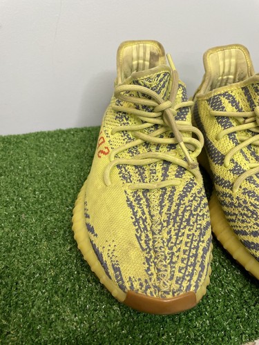Talla 10 - Adidas Yeezy Boost 350 V2 Bajo Semi Congelado Amarillo - Imagen 5 de 14