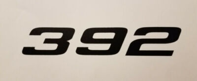 392 DECAL *** FOR 6.4 HEMI DODGE CHALLENGER CHARGER MOPAR  SCAT PAC