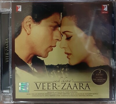 Veer Zaara Shahrukh Khan Bollywood Ost Music Cd 2 Cd Set Ebay