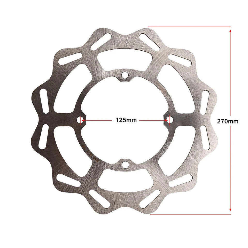 Front Brake Disc Rotor Disk For Kawasaki KX 125 250 250F 450F KLX450R 2006-2021 - Image 4 of 4