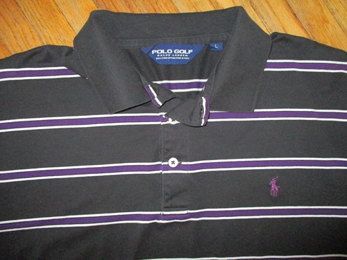 RALPH LAUREN POLO GOLF SHIRT Black 
