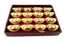Feng Shui Gold Ingot / Yuan Bao /chinese ancient money for Wealth Luck-16