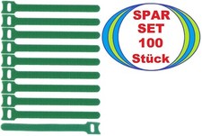100 cable Hook and Loop 15 cm x 22 mm green Hook and Loop Hook and Loop cable ties strap VT