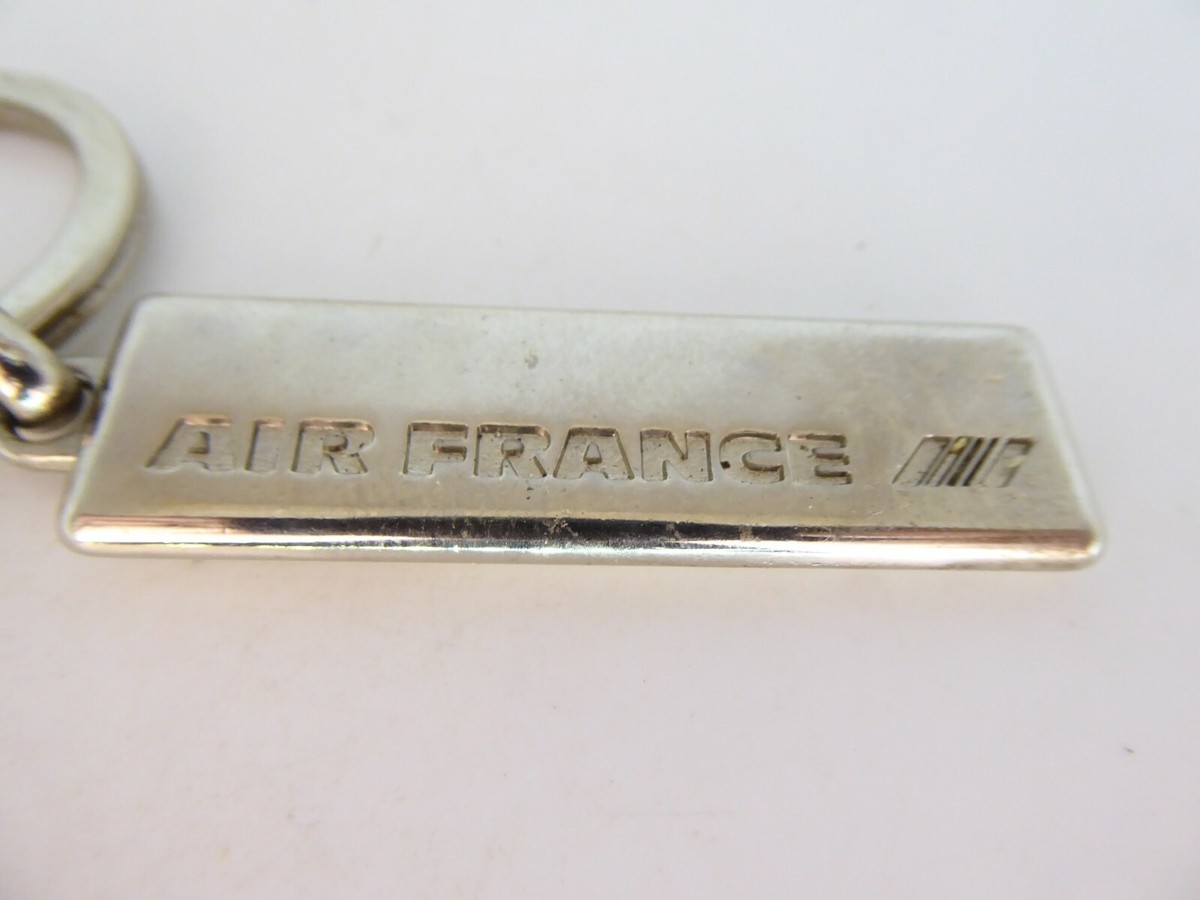 Porte-clés Air Inté – Vintage Années 60 – Fabrication Française Bourbon – Multicolore