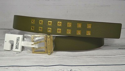 michael kors belt womens olive