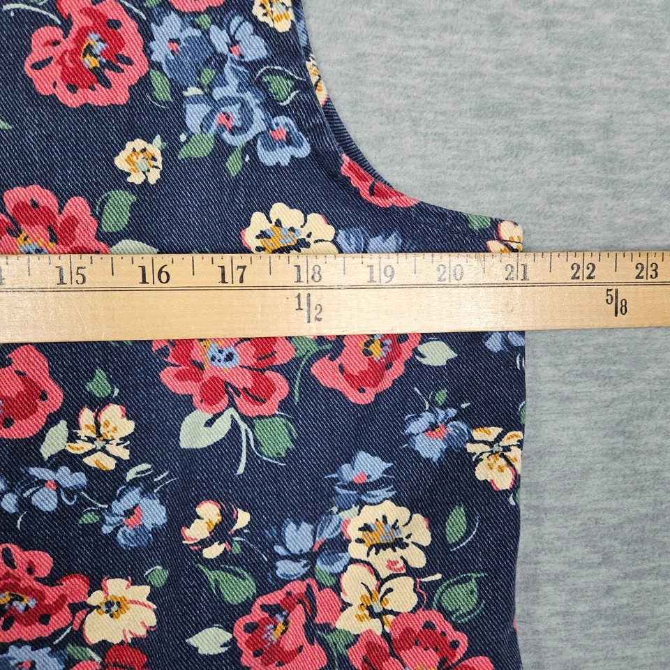 Chaleco Cherokee Vintage Estampado Floral Cuello en V Abotonado Talla L Hecho en EE. UU. Foto 4 de 4