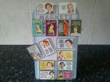 Funny Women's Retro Quote Fridge Magnet Choice. Humour, Sarcasm. Vintage Signs