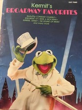 Kermits Broadway Favorites easy piano songbook 1985 18 songs