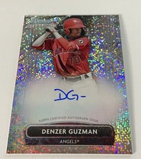 2022 BOWMAN STERLING DENZER GUZMAN ROOKIE PROSPECT SPECKLE REFRACTOR #'D 99 Auto
