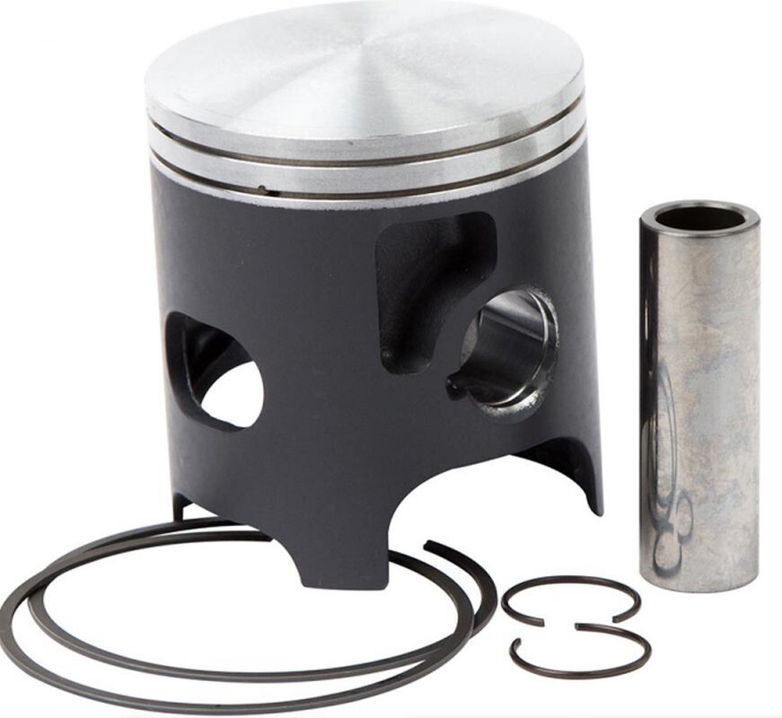Piston KX 250 Kawasaki 66.38mm à haute compression avec anneaux pour restaurer la puissance