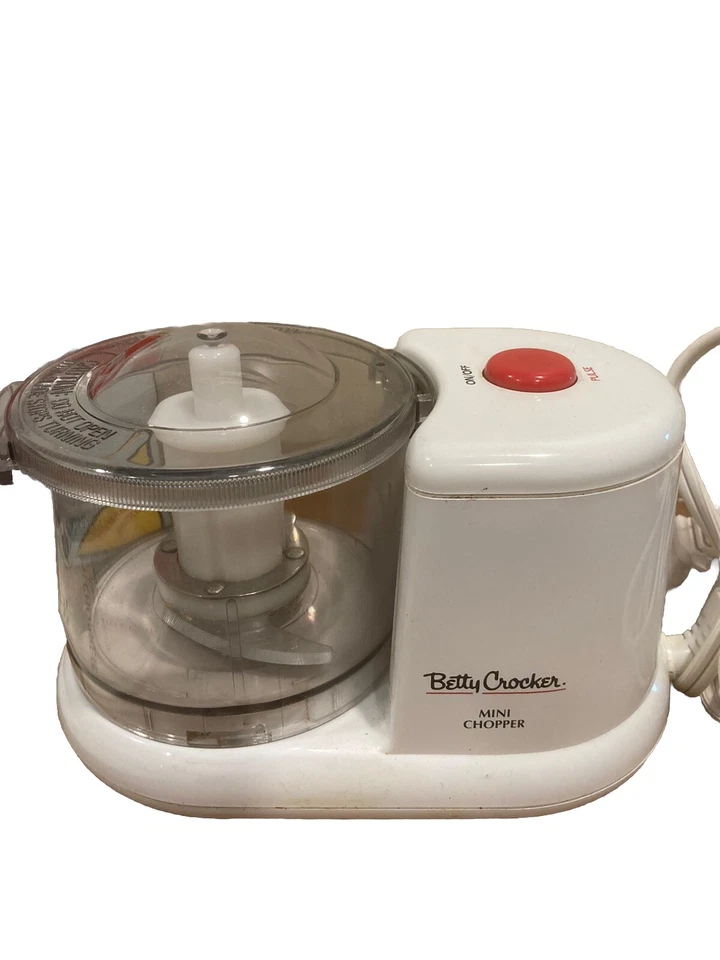 Mini picadora eléctrica Betty Crocker procesador de alimentos compacto modelo BC-1401 Foto 3 de 4