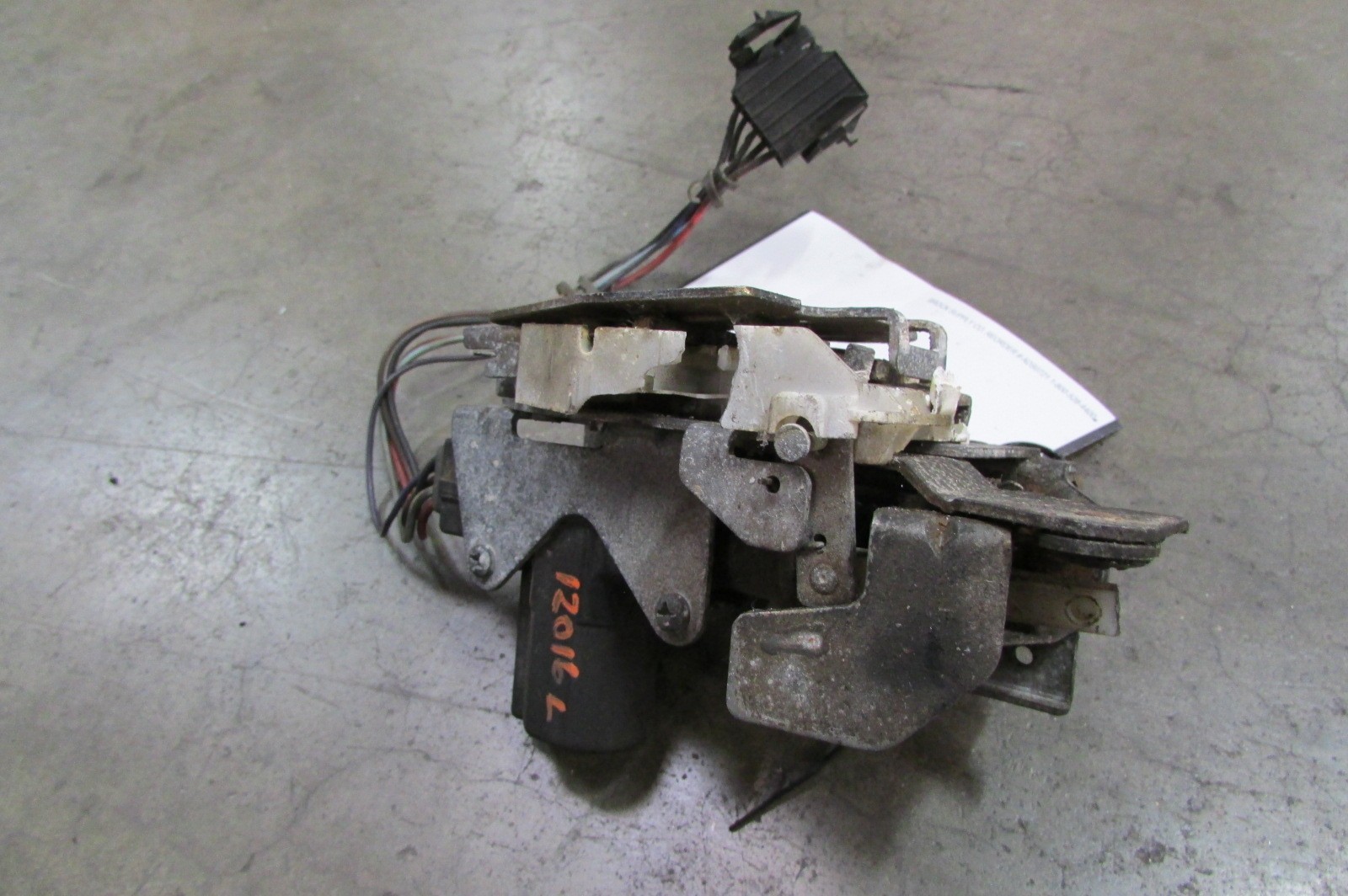 Ferrari 348 Targa LH, Left Door Lock Latch, Burned, P/N 62109400