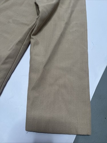 Alfred Dunner Blazer Jacket Tan Women Size 14P Pockets Linen Cotton Vintage - Picture 7 of 15
