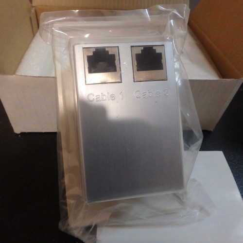Steren 526-119WH HDMI Cat5e Wall Plate - Afbeelding 5 van 5