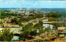 Flint, MI Michigan  GENERAL MOTORS~BUICK DIVISION Perry Printing 1957 Postcard