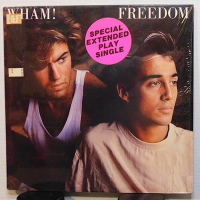WHAM!   Freedom  - 1984 Columbia Special Ed  EP 12'' Ext Play 33RPM -  NM SHRINK