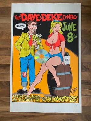 COOP   Dave and Deke Combo Signed Numbered Silkscreen Poster