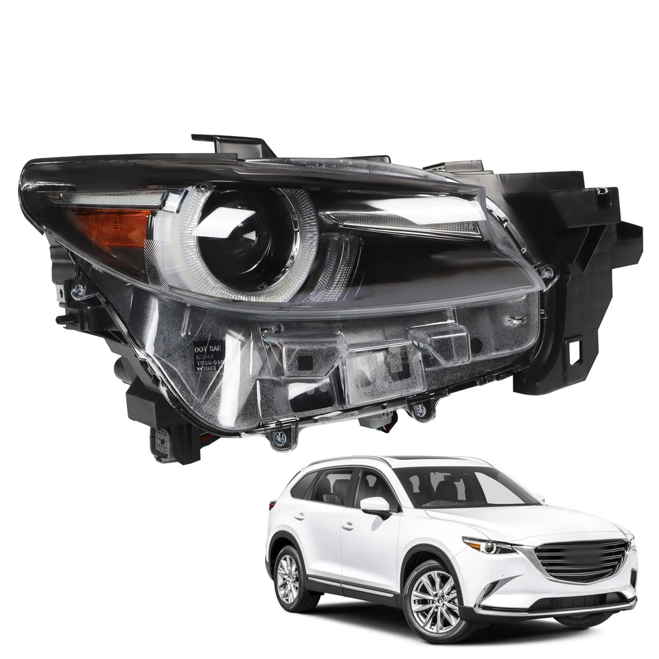 Conjunto de faros todo LED paso lado derecho para Mazda CX-9 2016-2023 con AFS Foto 3 de 4
