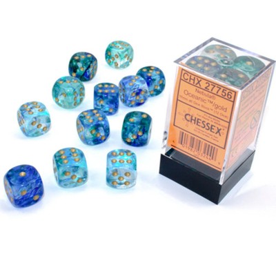 Chessex Nebula W6x12 Oceanic/Gold Luminary