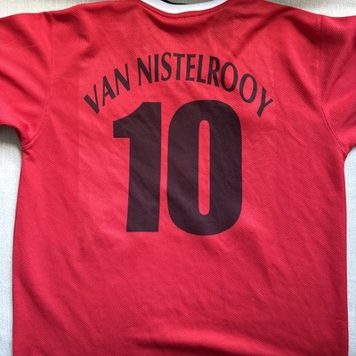 Manchester United Van Nistelrooy 10 Jersey Umbro Vodafone Mens S