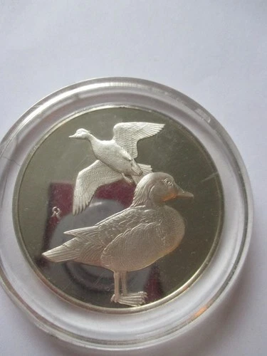 Franklin Mint SilverRoberts  Bird Rounds No. 42 1975