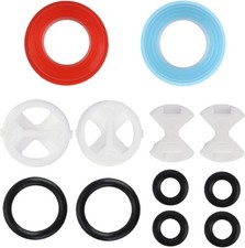8Pcs Faucet Repair Kit - Ceramic Disc Cartridges and Silicone Washers for Leak R