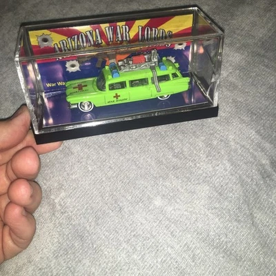 Hot Wheels Cs Customs Arizona War Lords War Wagon Green Ecto Vhtf  - Image 1 of 4