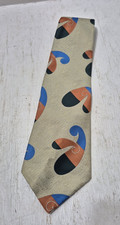 Vintage Mens Neck Tie Funky Psychedelic Necktie Groovy Retro Colorful Shapes