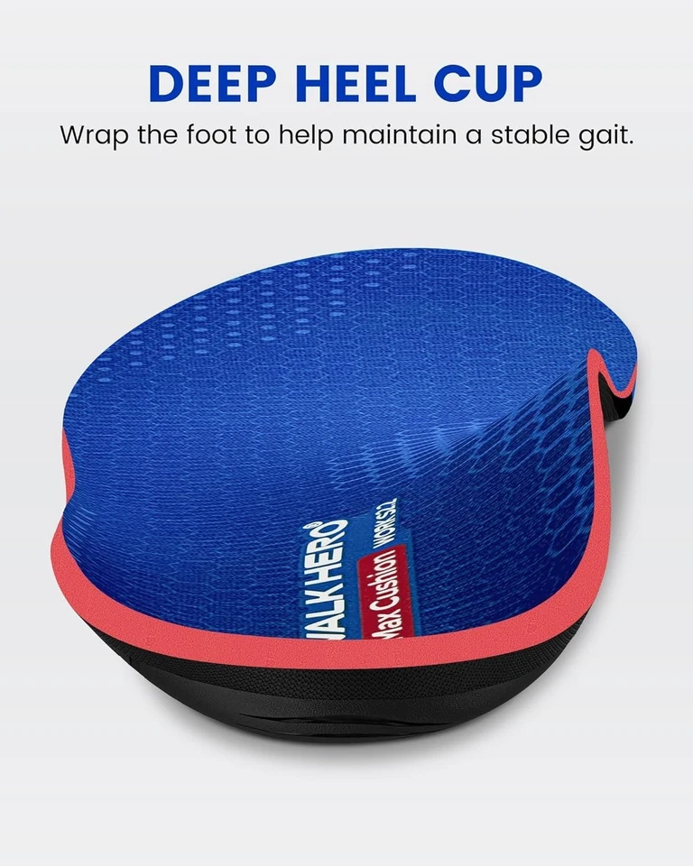 Inserciones de soporte para arco para hombres y mujeres - Plantillas para fascitis plantar con Max C Foto 4 de 4