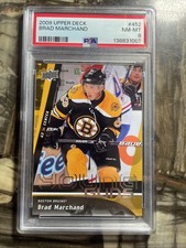 2009 Upper Deck Series 2 Brad Marchand Young Guns Rookie PSA 8 #452 🐀🐀🐀🐀