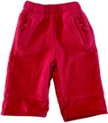 2008 BABY GAP Soft Fleece Zip Pockets Pull-On Gaiters Hem Pant 6-12M Cranberry