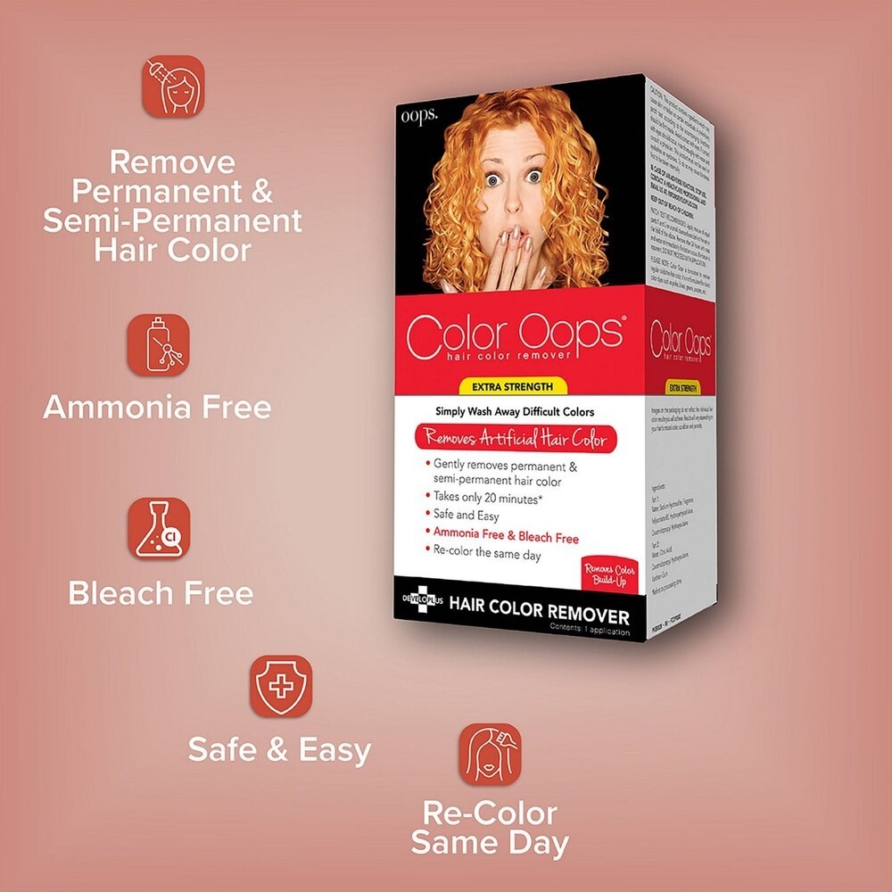 Color Oops Extra Strength Hair Color Remover 7.2 oz | Remove Permanent Hair Dye