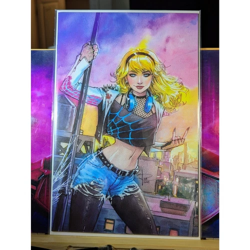 SPIDER-GWEN ANNUAL #1 VIRGIN SABINE RICH NYCC UNKNOWN COMICS EXCLUSIVE 