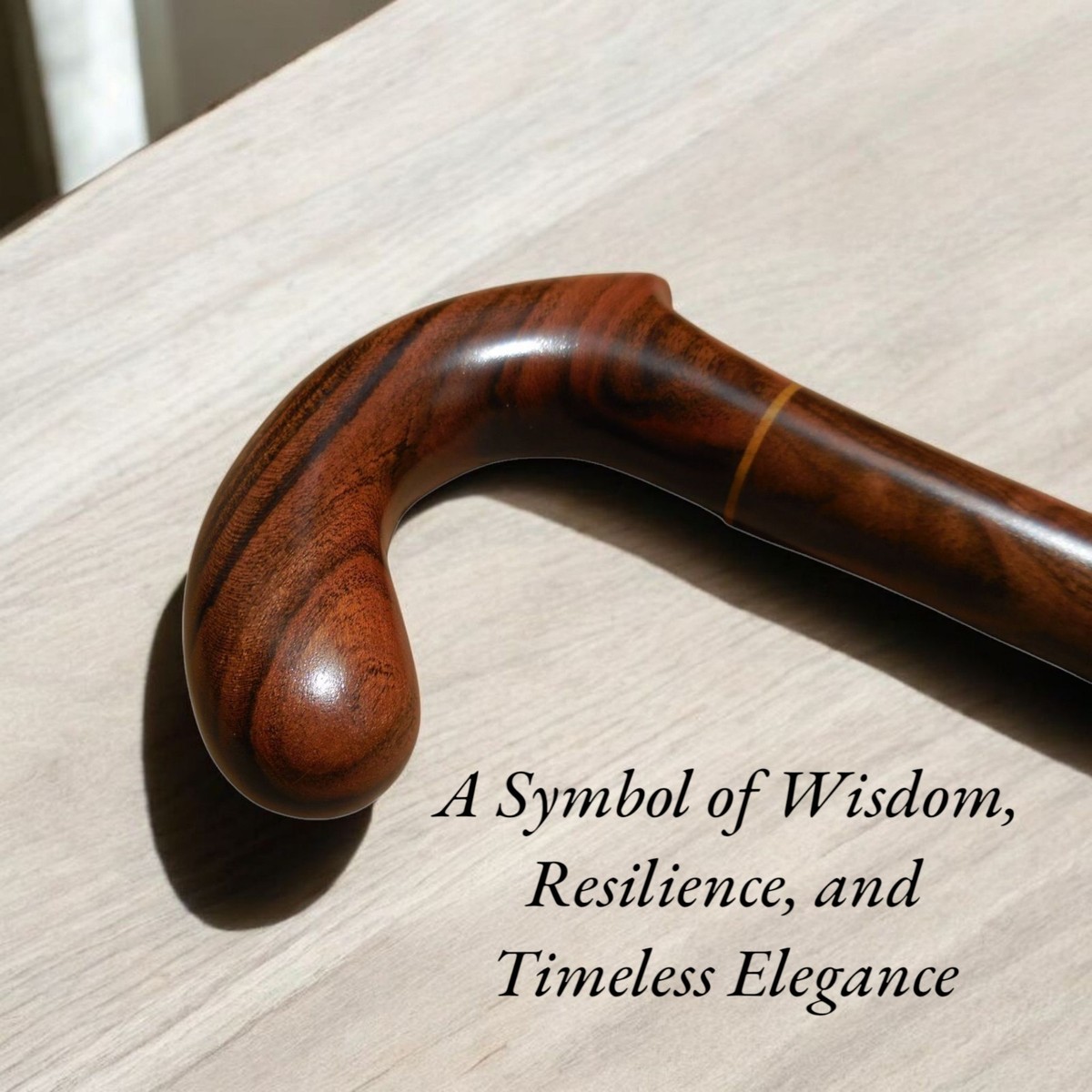 Wooden Walking Cane – Handcrafted in Central America, Luxury