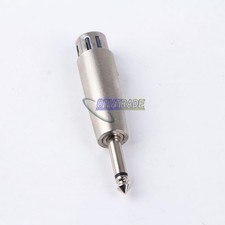 ONE XLR Female Adapter to 1/4" Single Track TRS Connector NEW cv