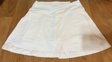 Victoria  s Secret  Pink  Active High Waist V Crossover Skort White Large NWT