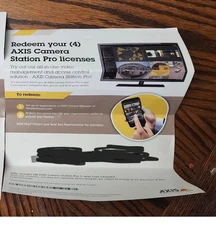 AXIS CAMERA - 4 camera station pro 5 year core licenses