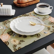 Table Placemat Decorative Tablecloth Threshold 2pc Set Botanical Floral