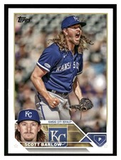 2023 Topps #9 Scott Barlow Kansas City Royals Baseball Card 34037