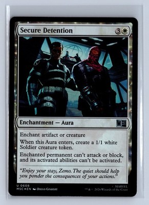 Secure Detention Foil U Commander: Marvel Super Heroes 608 NM