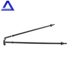 Aluminum Thumb Release Bipod Fit for Prism Poles Surveying Of GPS GNSS Black
