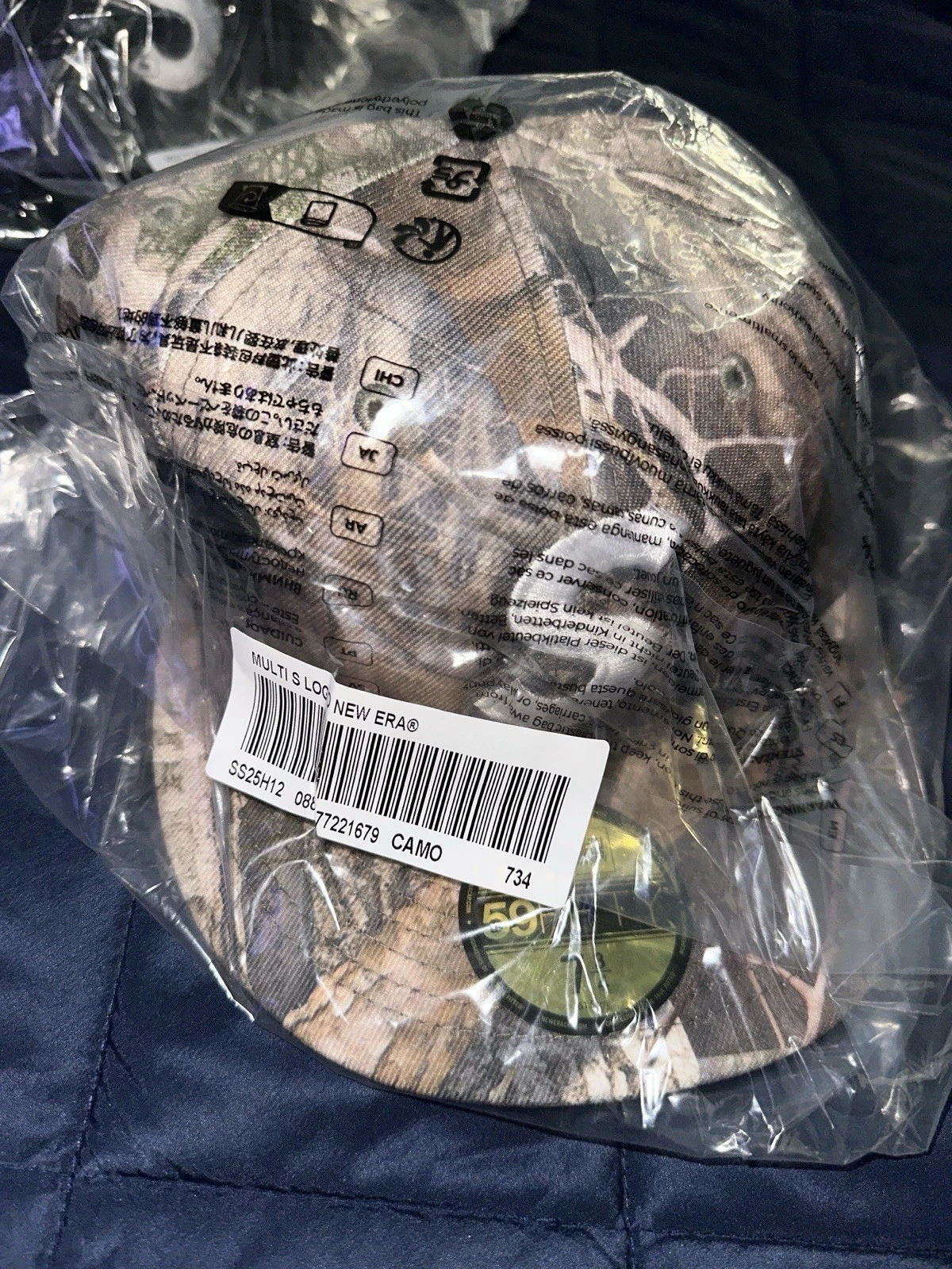 Chapeau ajusté camouflage Supreme Multi S logo New Era TrueTimber Kanati