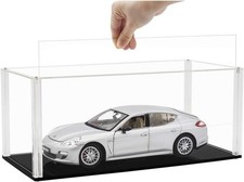 Acrylic Display Case for 1/18 Model Cars Clear Showcase Box 13.3" x 5.9" x 5.5"