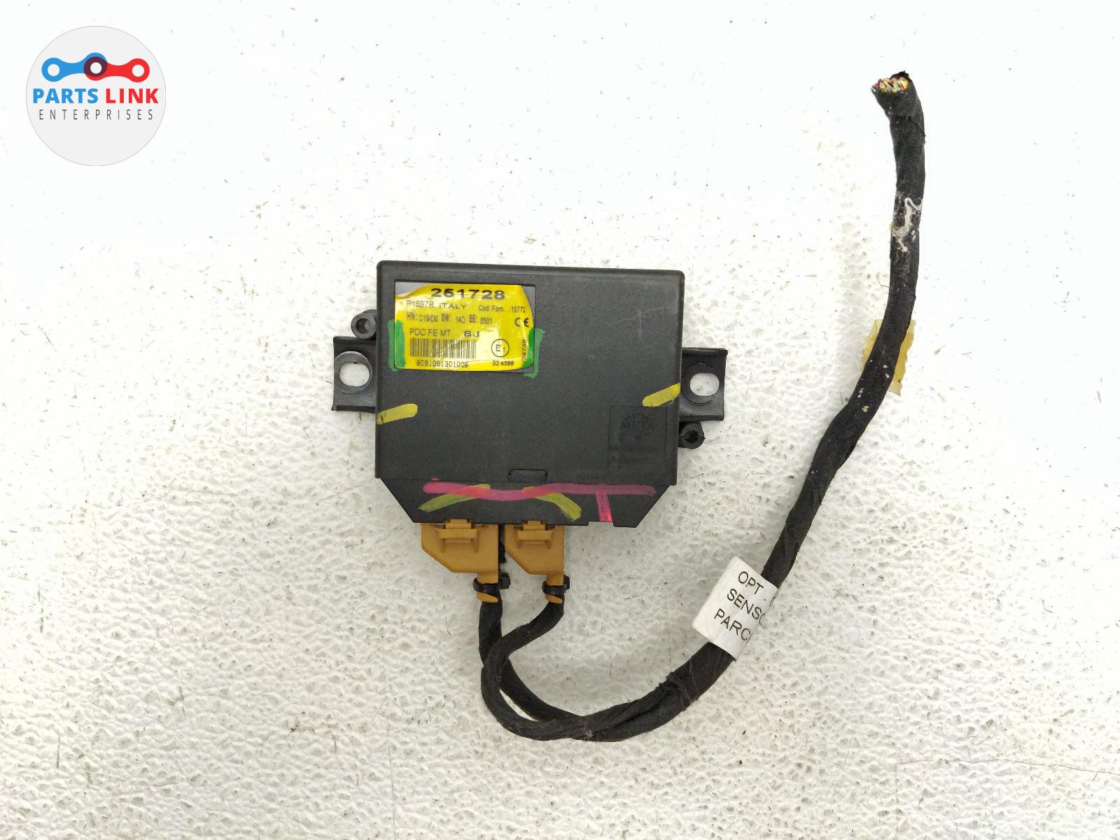 2007-16 MASERATI GRANTURISMO PARK ASSIST PDC CONTROL MODULE HARNESS BRAIN M145
