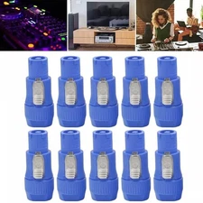 For blue Neutrik 20A AC NAC3FCA PowerCon Cable Connector Power adapter 10Pcs