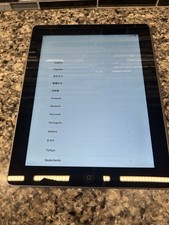 Apple iPad 4th GenSilver A1458 Tablet As Is/Repair Only
