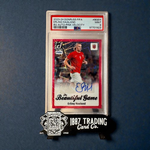 2024 Panini National Sports Collectors Convention VIP Gold Color Blast Erling Haaland EH